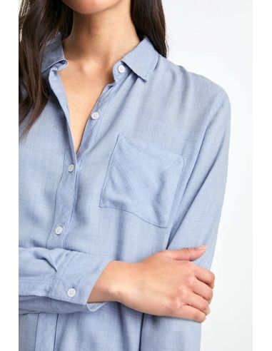 RAILS shirt HUNTER chambray heather