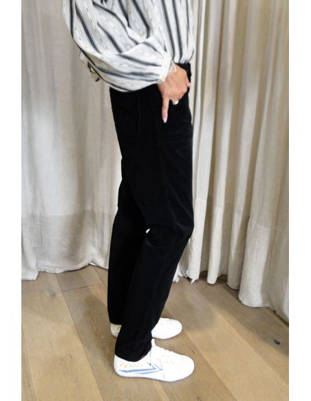 HOD Paris Pants TRESOR black cotton velvet