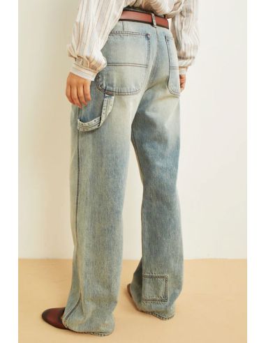 Laurence Bras jean CARPENTER bleu 24WJE009UCARPEN-BLUE