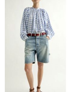 Laurence Bras CARPY bermuda shorts jean 25E-ST019UCARPY-BLU