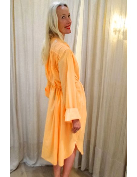 Laurence BRAS robe CIG LONG mandarine