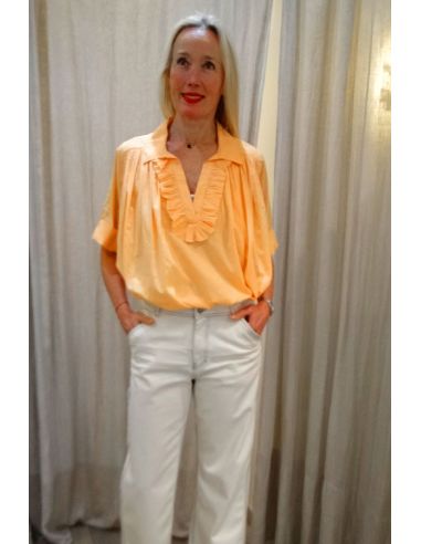 Laurence BRAS Blouse DIDI mandarine