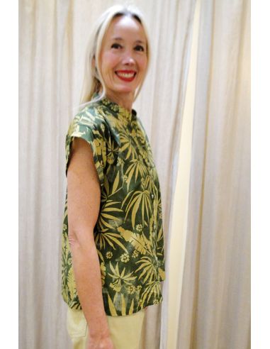 HOD Paris shirt AMANDINE fancy jungle