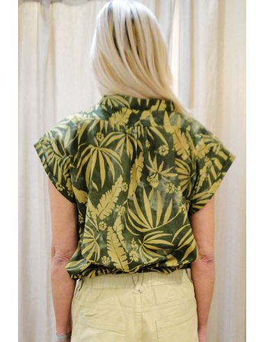 HOD Paris shirt AMANDINE fancy jungle
