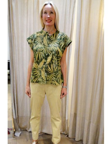 HOD Paris shirt AMANDINE fancy jungle