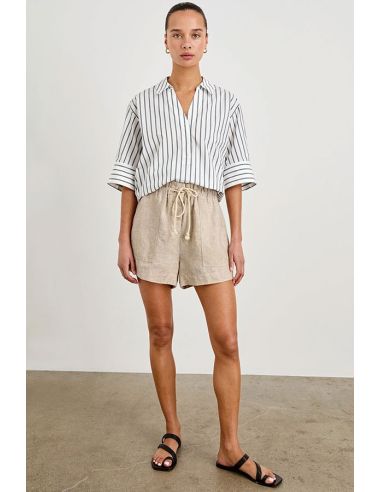RAILS FOSTER shorts heathered flax