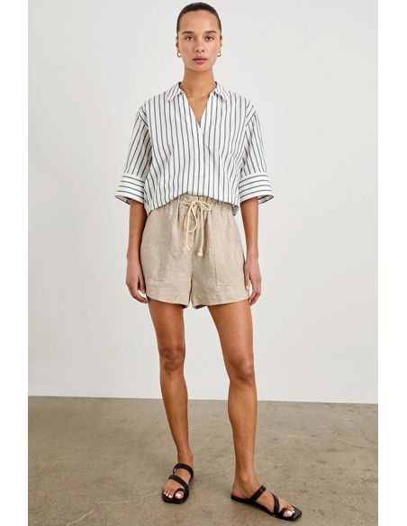 RAILS FOSTER shorts heathered flax