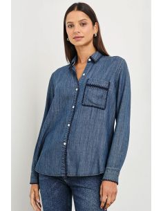 RAILS shirt SAYA dark vintage wash