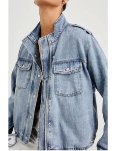 RAILS COLLINS jacket fadded indigo