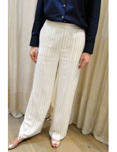CHLOESTORA pants RITZO ecru 2