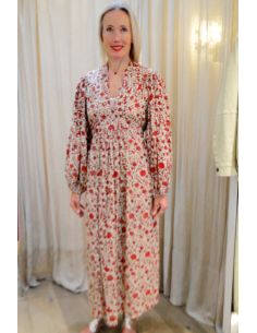 Laurence Bras MACARON long dress red 2