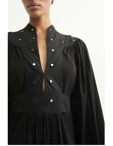 Laurence Bras Robe MACARON noire