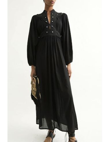 Laurence Bras Robe MACARON noire