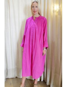 Laurence BRAS robe CIG LONG rose indien 2