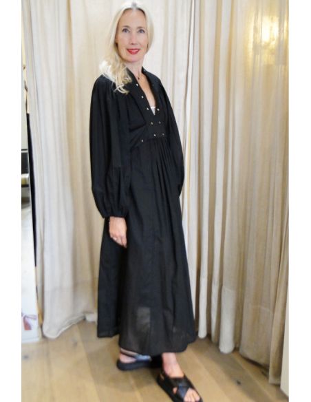 Laurence Bras Robe MACARON noire