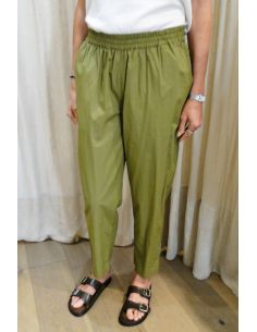 HOD Paris pant BAO olive cotton 2