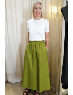 HOD Paris skirt DOLCE olive cotton
