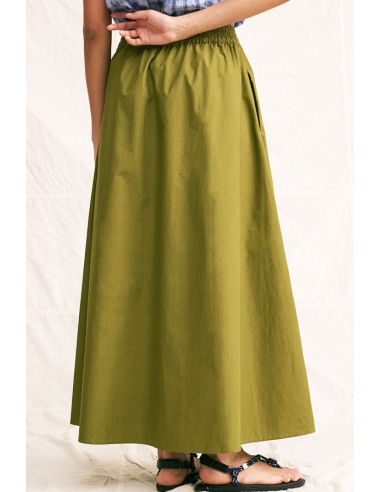 HOD Paris Jupe DOLCE  olive coton