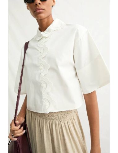 Laurence Bras Chemise GIRLY blanche