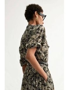 Laurence BRAS DIDI blouse black print 2