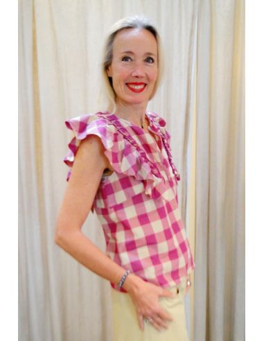 BELLE PIECE Top DEIA fushia