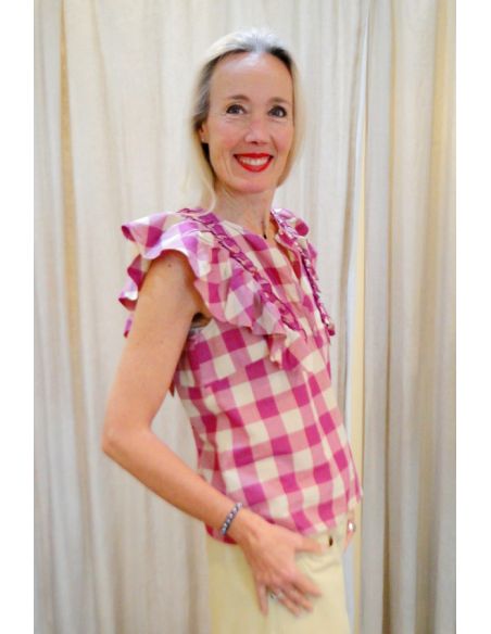 BELLE PIECE Top DEIA fushia