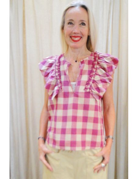 BELLE PIECE Top DEIA fushia