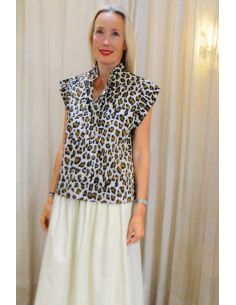 BELLE PIECE blouse CORINTHE safari
