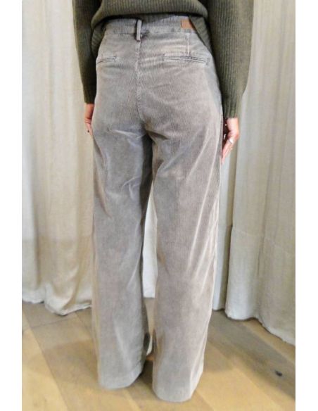 HOD Paris Pants PACIFIE velvet wash brownie