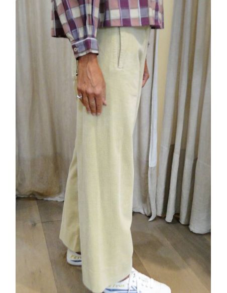 HOD Paris Pantalon JIMMY velours coton dune
