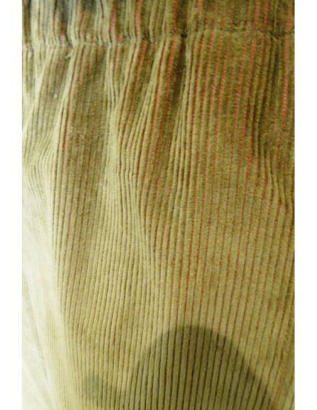 HOD Paris Pantalon JIMMY-FANCY velours coton army