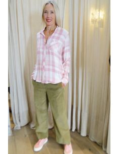 HOD Paris Pants JIMMY-FANCY velours coton army