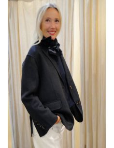 HOD Paris veste KARABA-WOOL anthracite (gris bleu) 2