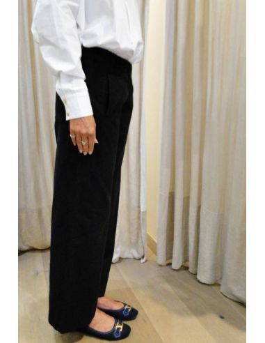 HOD Paris Pantalon JIMMY  toile noir