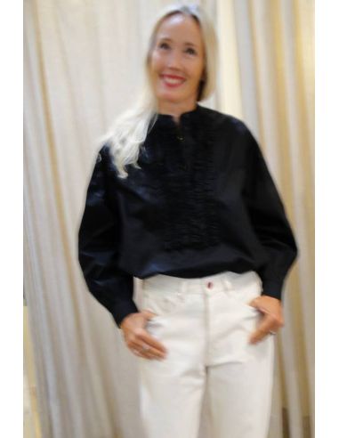 Laurence Bras Chemise MAGRITTE noire