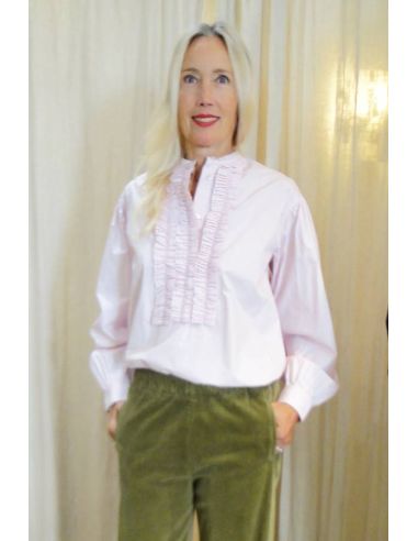 Laurence Bras Chemise MAGRITTE rose