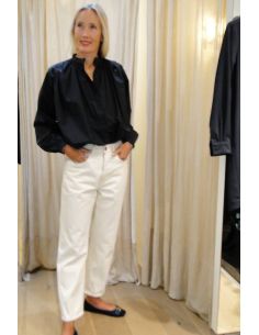 Laurence Bras jean CROPPED ecru