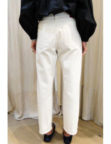 Laurence Bras jean CROPPED ecru