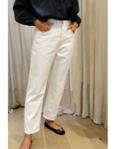 Laurence Bras jean CROPPED ecru