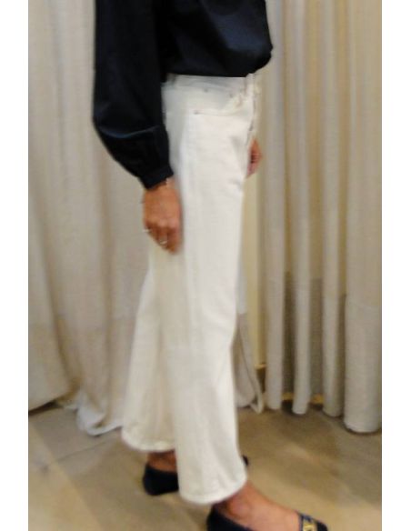 Laurence Bras jean CROPPED ecru