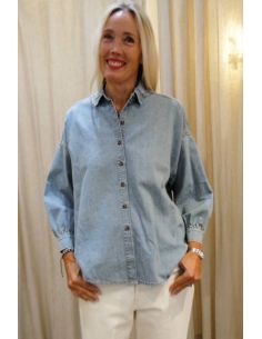 HOD Paris shirt kelly light blue cotton