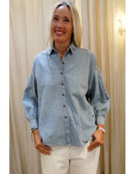 HOD Paris Chemise kelly jean bleu clair