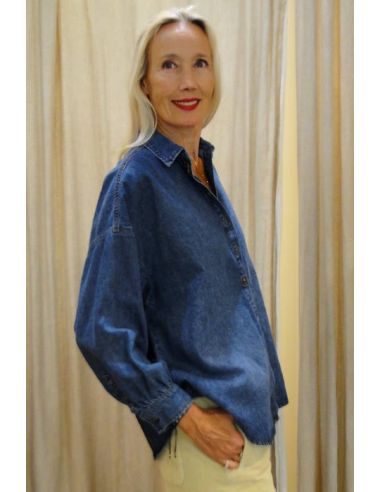 HOD Paris shirt kelly classic blue cotton