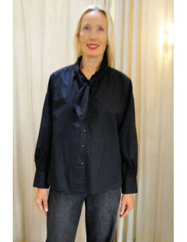BELLE PIECE Blouse tom noire