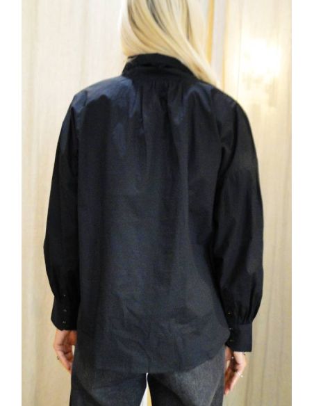 BELLE PIECE Blouse tom noire