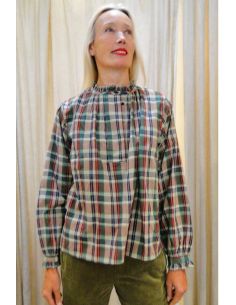BELLE PIECE Blouse james burgandy 2