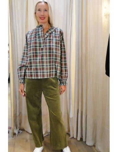 BELLE PIECE Blouse james burgandy