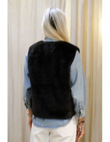 HARTFORD Gilet sans manche VOBBY marron