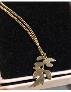 Christelle Dit Christensen Necklace S FRENE plaint gold 2