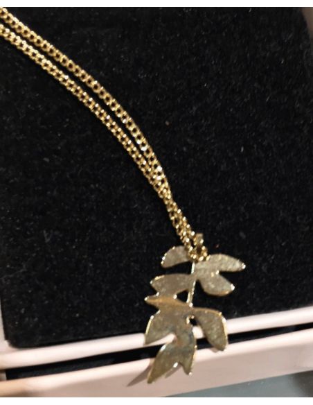 Christelle Dit Christensen Necklace S FRENE plaint gold